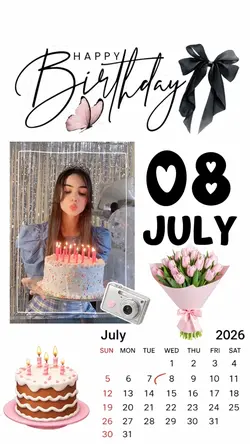 HAPPY BIRTHDAY 8JULY
