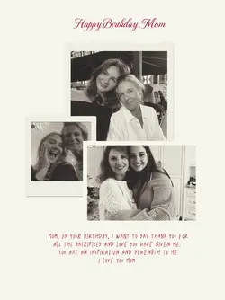 happy birthday, mom