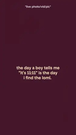 They day a boy tells