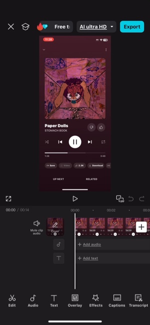capcut template cover