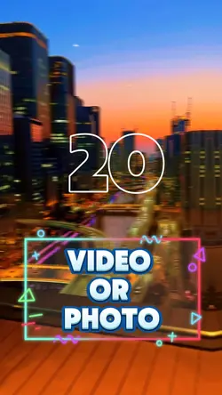 20 video or photo 