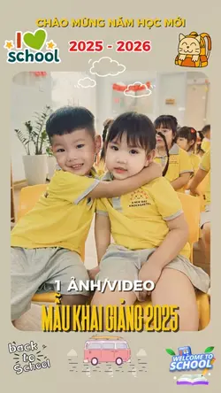 Cháu học mầm non