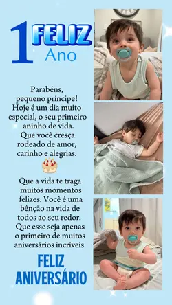 Parabéns 1 Ano