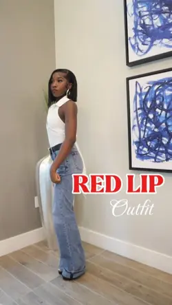 RED LIP OUTFIT