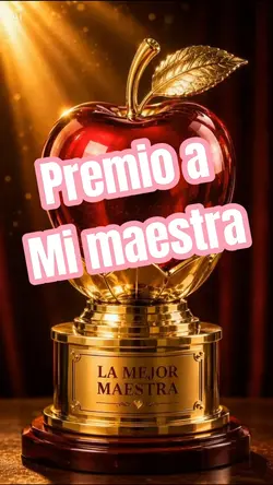 Premio a mi maestra
