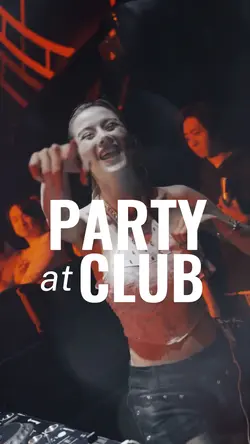 party at night club