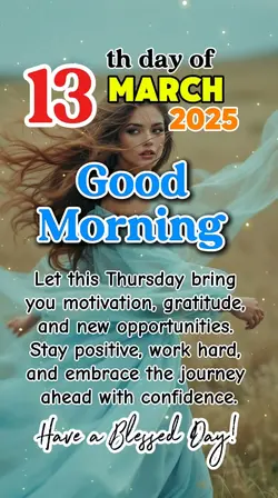 March 13, Thursday