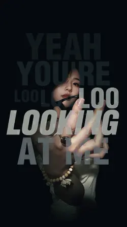 looking at me