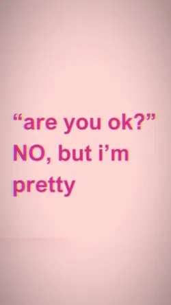 "are you ok?"
