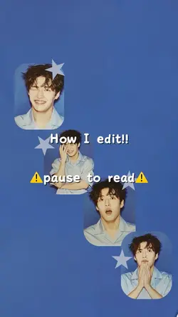 How I edit!!
