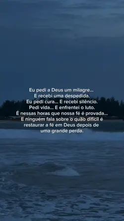 Eu pedi a Deus...