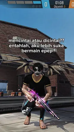 mencintai atau di