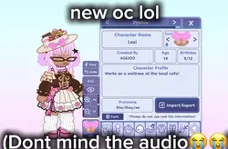 new oc!!