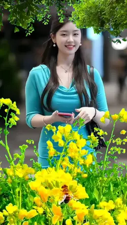 khung video hoa vàng