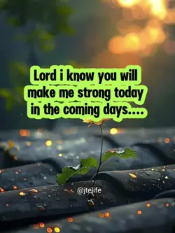 Lord i know you will