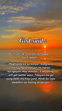 God said