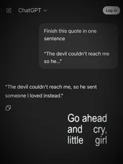 Devil couldn’t reach