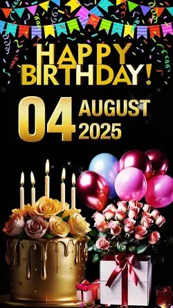 Birthday 4 August