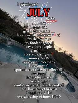 JULY STATSSS