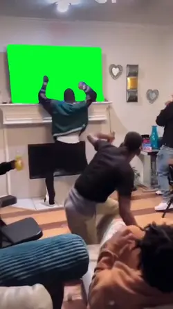 angry on greenscreen