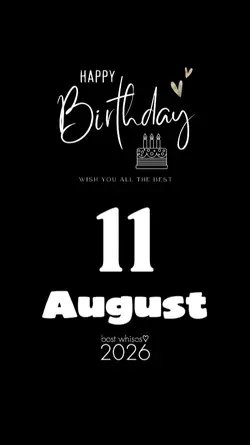birthday 11 august