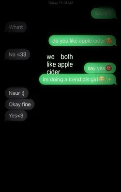 we both like apple🥰
