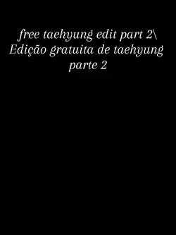 free taehyung edit
