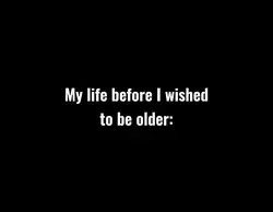 my early childhood