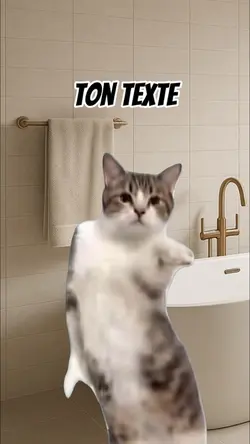 Le chat qui danse 