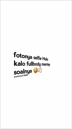 fotonya selfie mulu