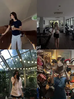 1 girl 4 outfits