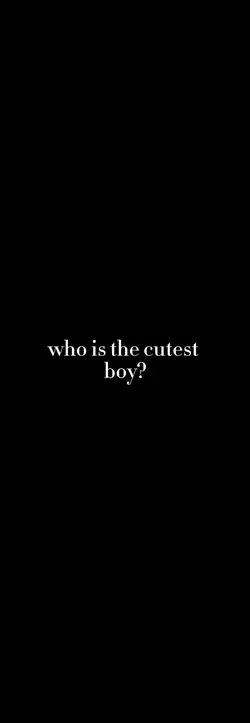 cutest boy?