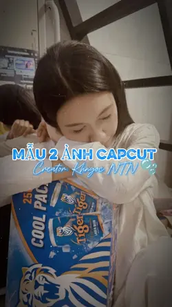 MẪU 2 ẢNH CAPCUT 