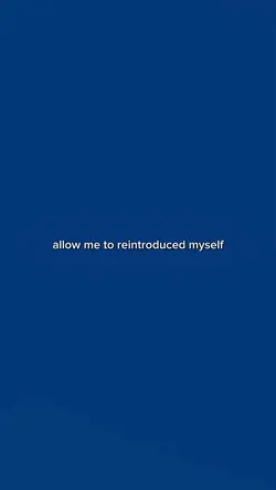 reintroduced myself 