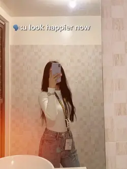 u look happier