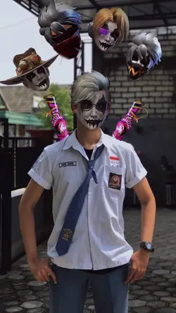 Topeng ff ganteng