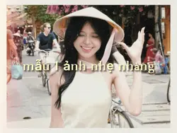 mẫu 1 ảnh nhẹ nhàng