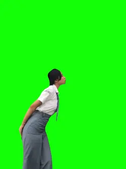 green screen cewek 