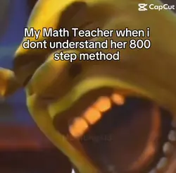 Pov math teacher 