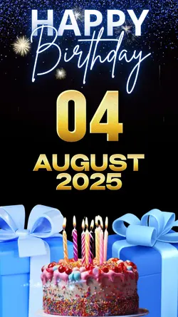 Birthday 4 August