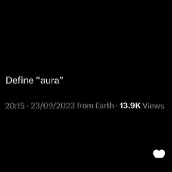 The amount of aura 🫢