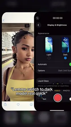 Switch to dark model