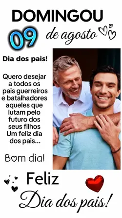 Feliz dia dos pais