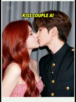 kiss couple polaroid