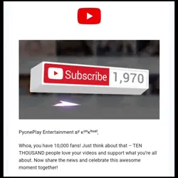 YouTube channel Sub
