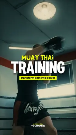 Muay Thai training