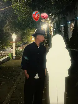 bayangan putih geser
