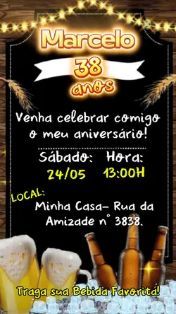 Convite Cerveja 