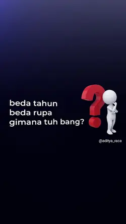 Beda Tahun Beda Rupa