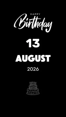 HBD HUSBAND 13 AUGUS